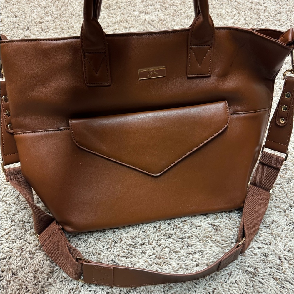 Brown Jujube Gently Used Leather Tote